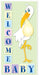 Welcome Baby Door Cover, 30 Inches x 5 Feet