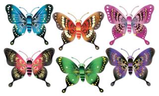 Majestic Butterfly Decoration, 21.5 Inches