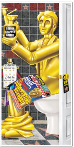 Awards Night Restroom Door Cover