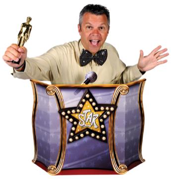 Awards Night Podium Stand-Up Decoration, 1 Pack