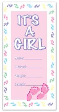 It's a Girl Door Cover