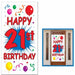 21st Birthday Door Cover, 30 Inches x 5 Feet