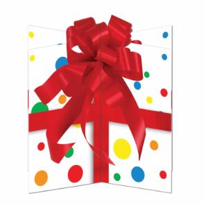 9-Inch 3D Party Gift Centerpiece
