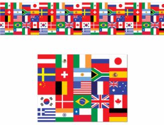 INTERNATIONAL FLAG POLY DECORATING