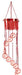 40th Anniversary Shimmer Spiral Hanging Decoration, 40 Inches
