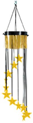 Star Shimmering Spirals Party Decoration, 1 per Package