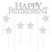 Happy Retirement Cake Topper, 1 Count