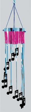 Rock & Roll Shimmer Spiral Decoration, 1 Per Package