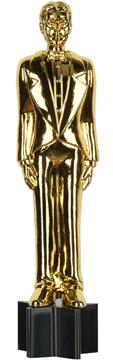Awards Night Jointed Male Statuette Cutout, 5.5 ft
