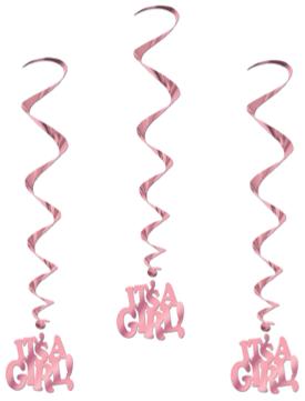 IT'S A GIRL WHIRLS 5/PKG 40"