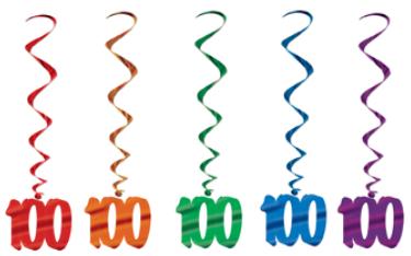 "100" WHIRLS 5/PKG 3'