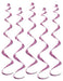 PINK RIBBON TWIRL WHIRL 5/PKG 24"