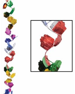 Gleam N Flex Gift Box Garland, 25 ft
