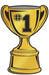 16-Inch Foil Trophy Cup Cutout