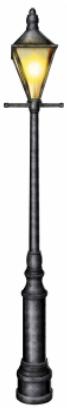 6 ft Jointed Lamp Post Christmas Decoration