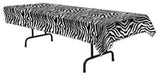 Zebra Print Table Cover, 1 Per Pack