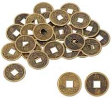 Chinese Good Luck Coins, 25 Count