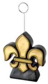Fleur de Lis Photo & Balloon Holder, 6 oz