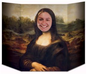 Masterpiece Smile Photo Prop, 37 x 25 Inches