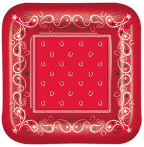 BANDANA PLATES 8/PK 7" MIN 3