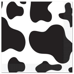 Cow Print 2-Ply Luncheon Napkins, 16 Count