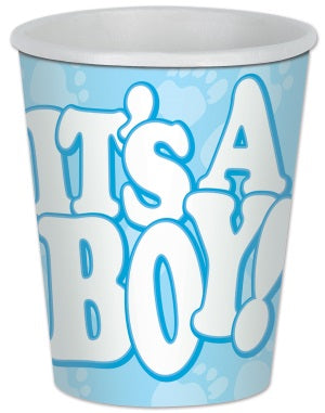It's a Boy 9 oz Beverage Cups, 8 Count