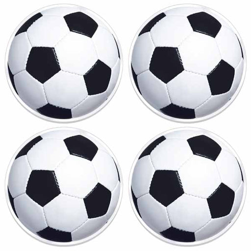 13-Inch Soccer Ball Plastic Placemats, 4-Pack