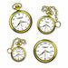 Clock Cutouts, 4 Pack