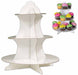 White Cupcake Stand, 13.5 Inch