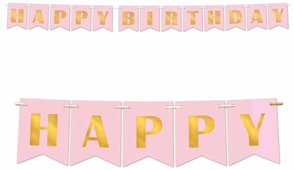 Foil Happy Birthday Streamer, 6 Inches x 12 Feet