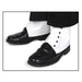 White Snap-Close Costume Spats, 1 Pair