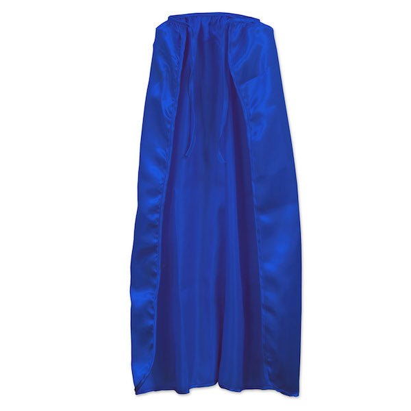 Blue Fabric Cape with String Tie, 30 Inches