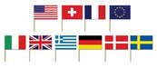 INTERNATIONAL FLAG 2.5" PICKS 50/PKG