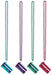 36-Inch Assorted Bead Necklace with Metallic Sonic Blaster
