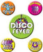 Disco Party Buttons, 5 Pack