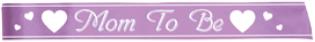 Mom to Be Baby Shower Sash