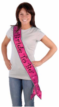 Bride to Be Satin Sash
