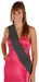 Black Satin Make Your Own Sash