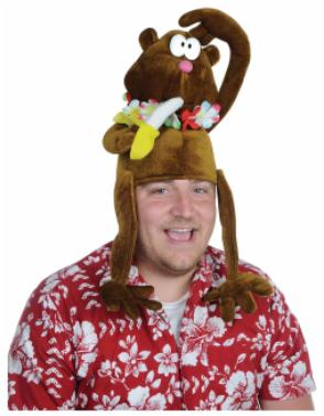Plush Monkey Hat