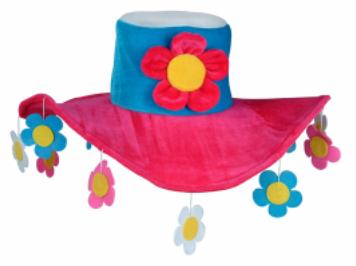 Plush Flower Power Hat