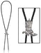 Western Bolo Tie with Silver Metal Slide