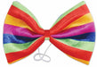 Jumbo Rainbow Bow Tie, 7.5 x 11 Inches