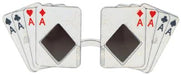 Playing Cards Fanci Frames Party Glasses, 1 Pair