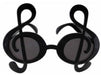 Black G Clef Fanci-Frames Novelty Glasses