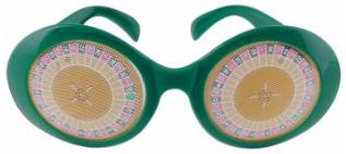 Roulette Wheel Fanci-Frames Party Glasses