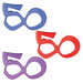 50 Metallic Fanci Frames Party Glasses, 1 Per Pack