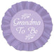Grandma-to-Be Satin Button