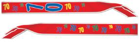 70th Birthday Satin Sash