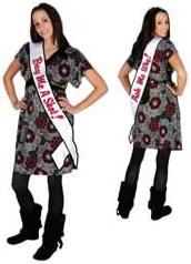 BUY ME A SHOT/ASK ME WHY SATIN SASH