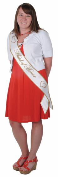 Maid of Honor Satin Sash